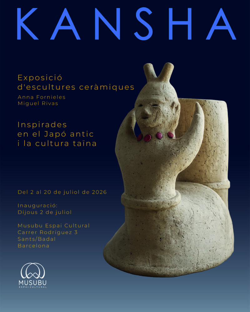 Kansha. Esculturas cerámicas inspiradas en el Japón antiguo y la cultura taína