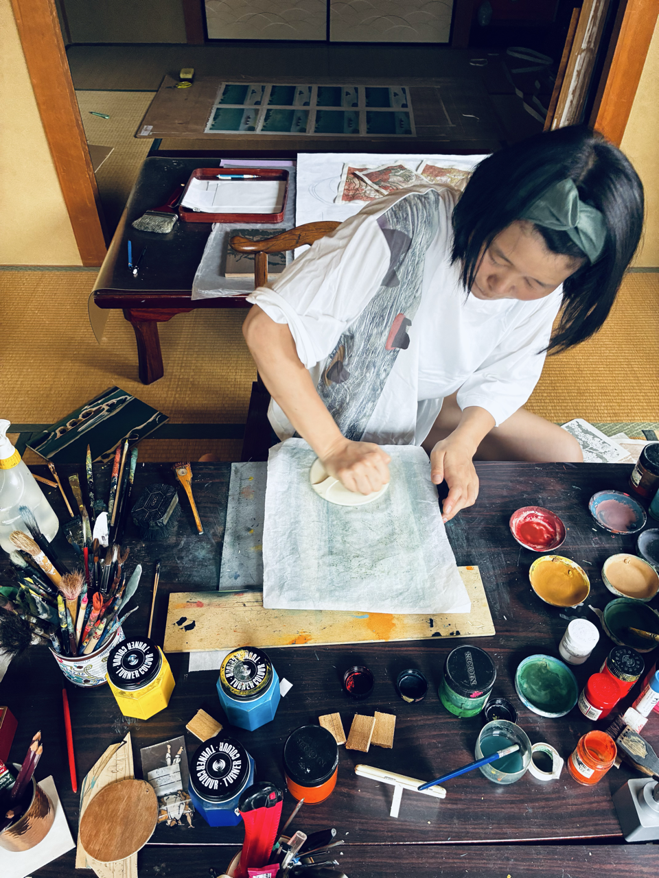 Taller de grabado japonés: “Sakura de Familia”