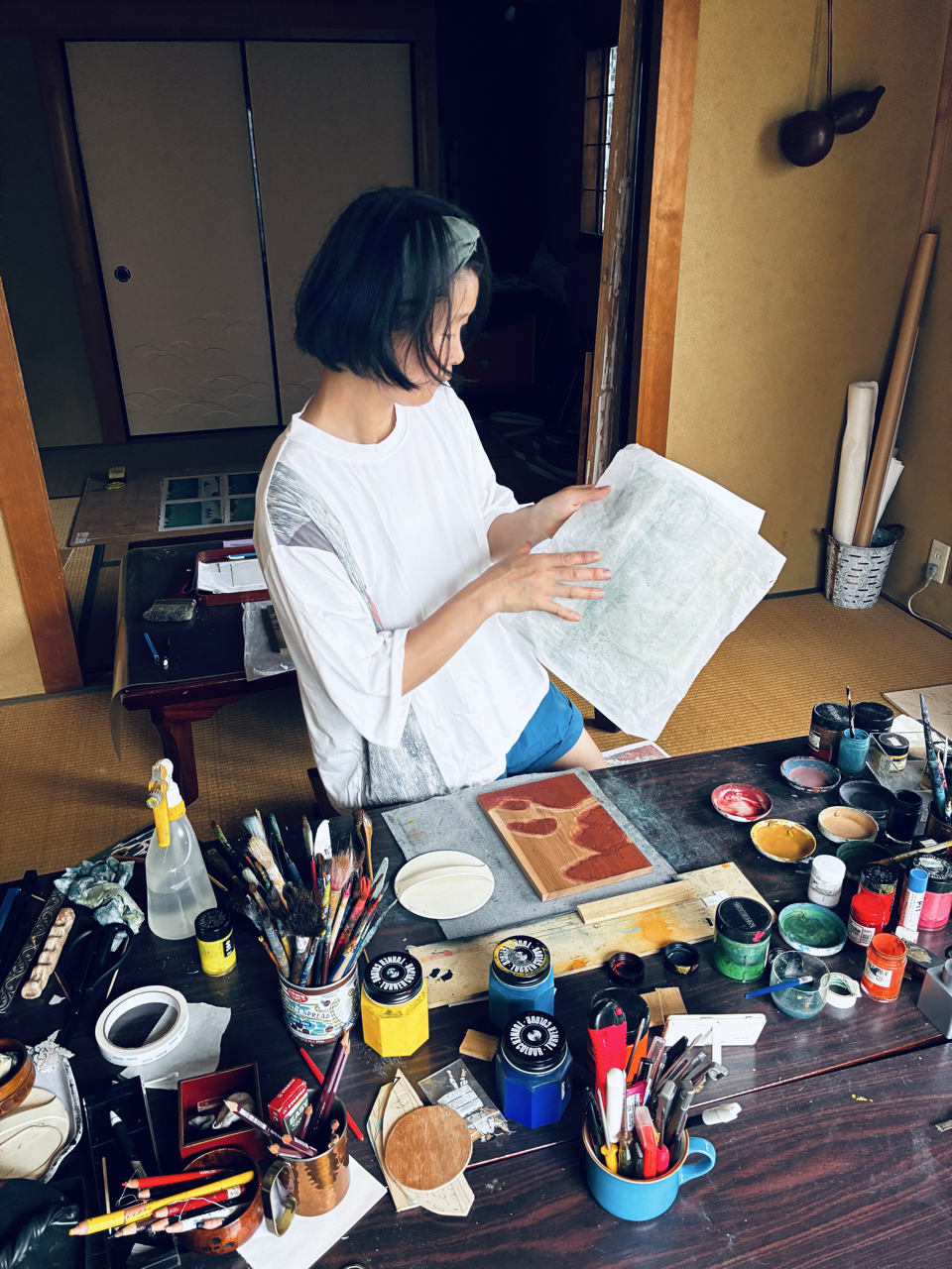 Taller de grabado japonés: “Sakura de Familia”