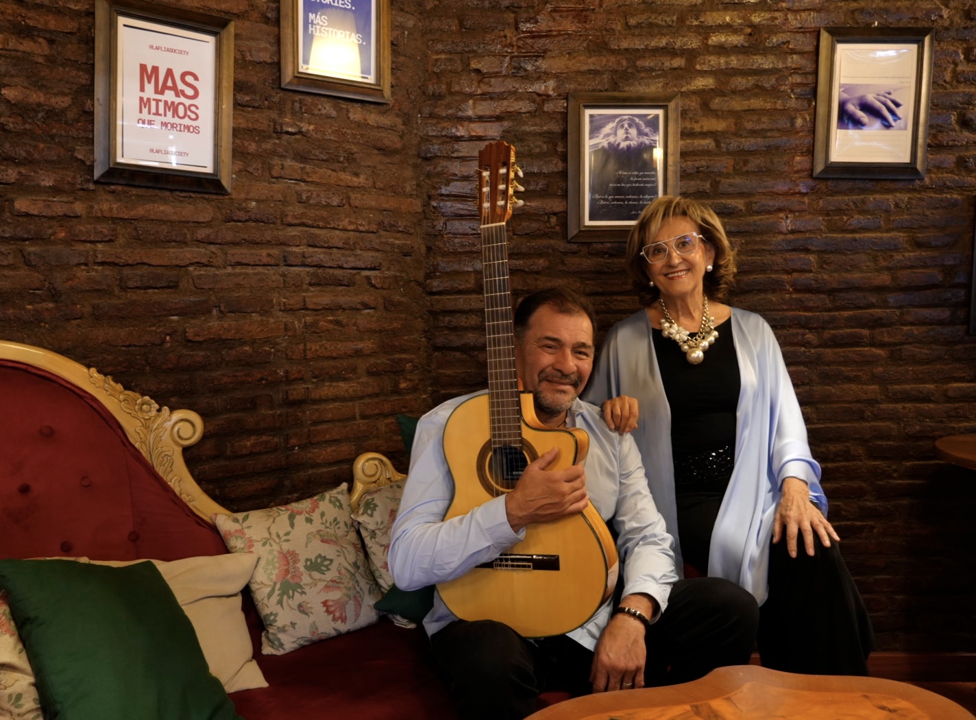 Toñi Chocarro y Daniel Barreto